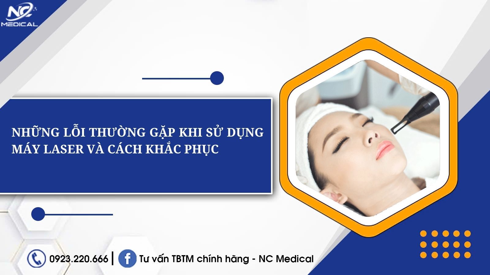 Những lỗi thường gặp khi sử dụng máy laser và cách khắc phục - Hình ảnh minh họa một kỹ thuật viên đang sử dụng máy laser trên khuôn mặt khách hàng, đảm bảo an toàn và hiệu quả trong thẩm mỹ.